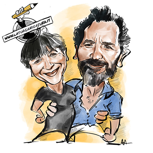 Anniversary caricature - www.yourdigitalcaricature.com